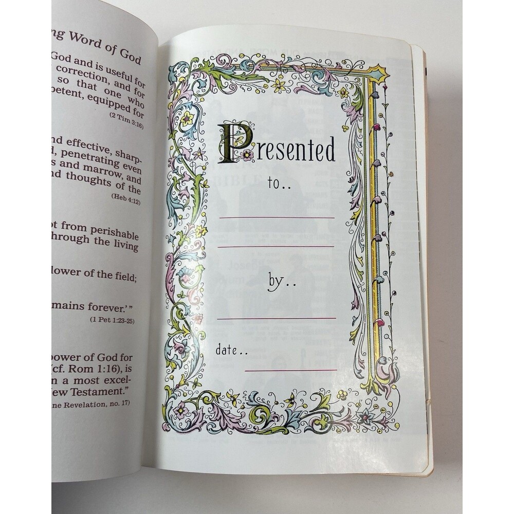 New American Bible Saint Joseph Ed Red + New Testament Translation Book Catholic - Picture 10 of 16